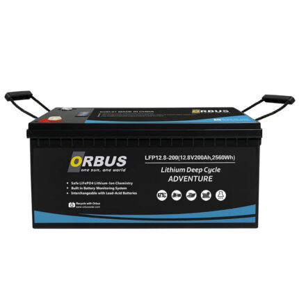 Orbus - 12,8V 200 Ah LiFePO4 Lityum Akü