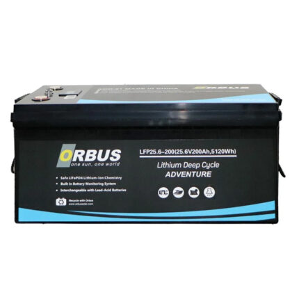 Orbus - 25,6V 100 Ah LiFePO4 Lityum Akü