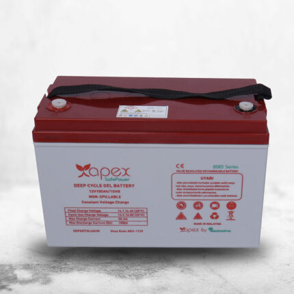 12V 100 Ah Apex Safepower Jel Akü