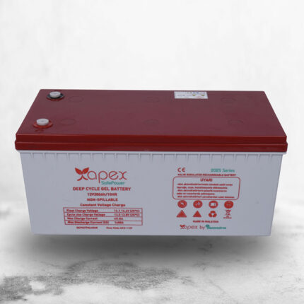12V 200 Ah Apex Safepower Jel Akü