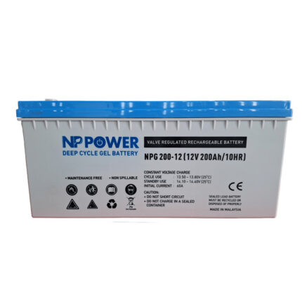 12V 200 Ah Np Power Jel Akü