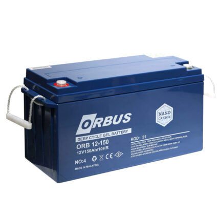 12V 150Ah Solar Jel Akü, Deep Cycle