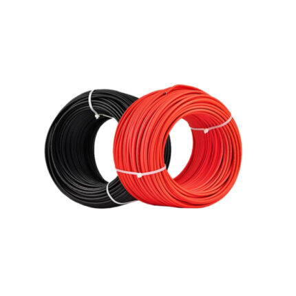 100mt Kırmızı ve 100mt Siyah 6mm Çift İzolasyonlu Bakır Solar Kablo