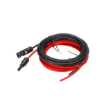 10mt Kırmızı ve 10mt Siyah 6mm Konnektörlü Çift İzolasyonlu Bakır Solar Kablo